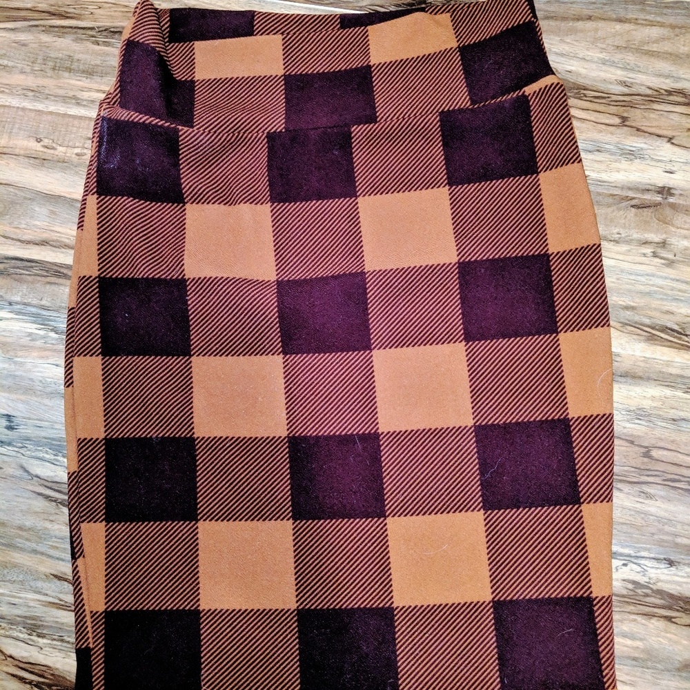 Plaid Cassie Pencil Skirt